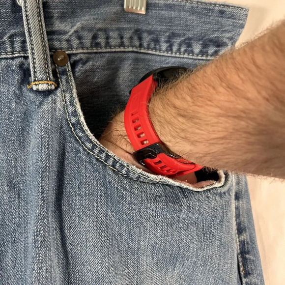 Polo Ralph Lauren Jeans Men's 36x32 Light Wash Blue Denim 100% Cotton Button Zip - Picture 4 of 13